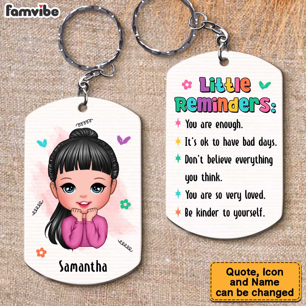 Personalized Gift For Grandkids Aluminum Keychain 23021 Primary Mockup