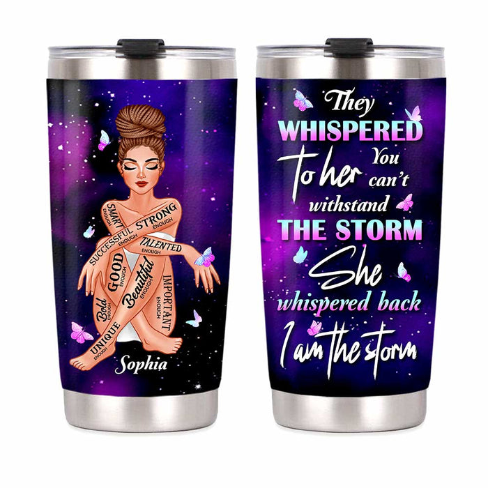 Personalized Gift For Daughter You Are Enough Steel Tumbler 23023 1