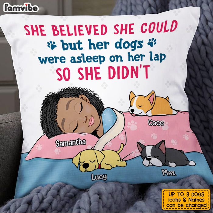Personalized Gift for Dog Mom Pillow 23024 1