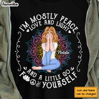 Personalized Gift For Daughter I'm Peace, Love And Light Shirt - Hoodie - Sweatshirt 23026 thumb 1