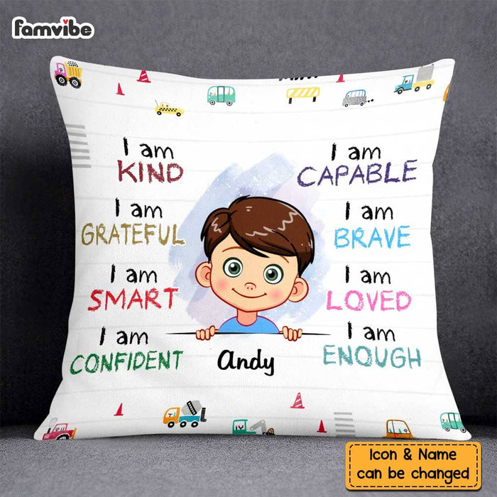 Personalized Gift For Grandson I Am Kind Pillow 23039 1