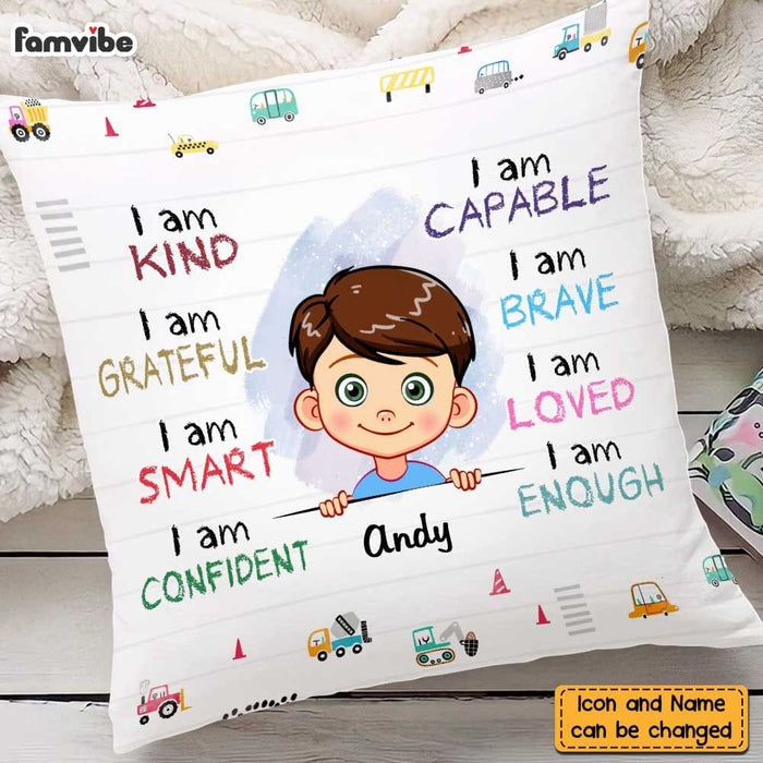 Personalized Gift For Grandson I Am Kind Pillow 23039 1