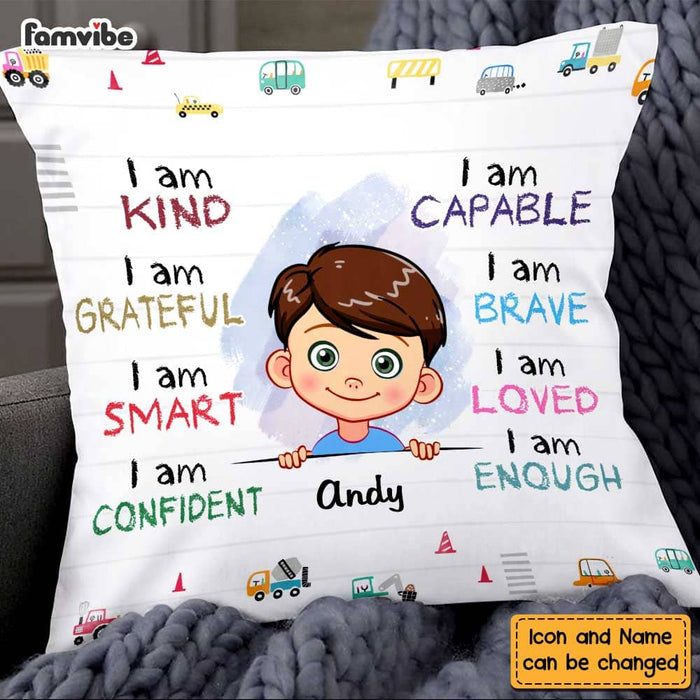 Personalized Gift For Grandson I Am Kind Pillow 23039 1