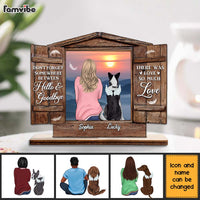 Personalized Memorial Gift for Dog Mom Wood Plaque 23042 thumb 1