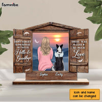 Personalized Memorial Gift for Dog Mom Wood Plaque 23042 thumb 1