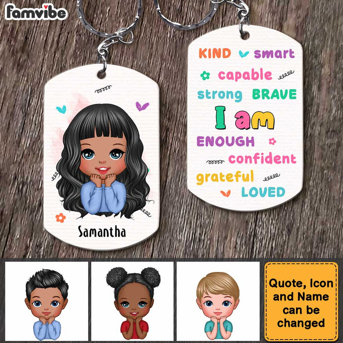 Personalized Gift For Grandkids Aluminum Keychain 23046 1