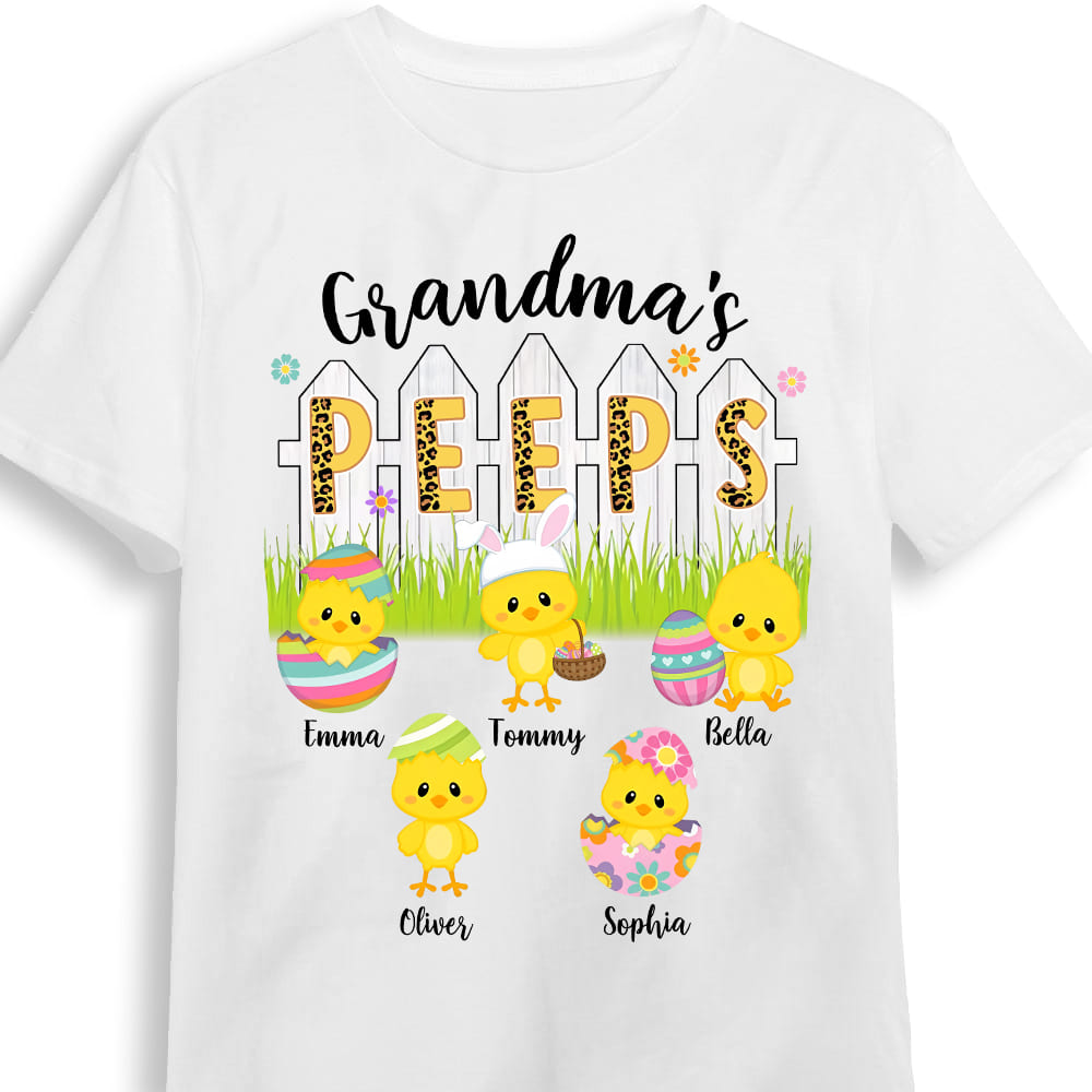 Personalized Grandma Peeps Easter Shirt 23050 Primary Mockup