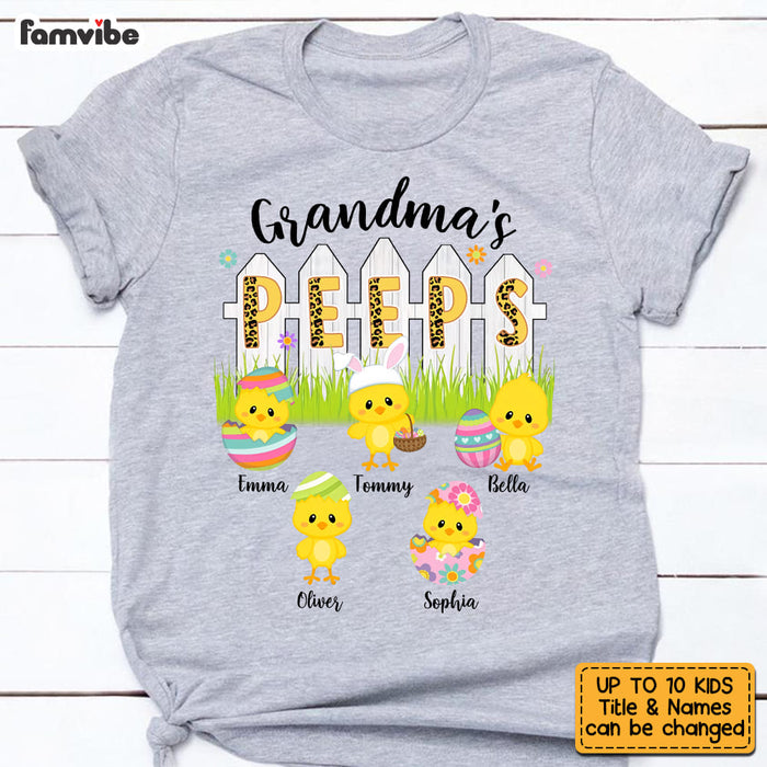 Personalized Grandma Peeps Easter Shirt - Hoodie - Sweatshirt 23050 1