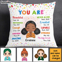 Personalized Gift For Granddaughter You Are Bible Verses Pillow 23051 thumb 1