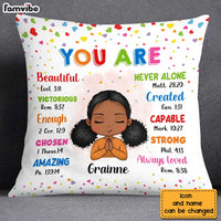 Personalized Gift For Granddaughter You Are Bible Verses Pillow 23051 thumb 1