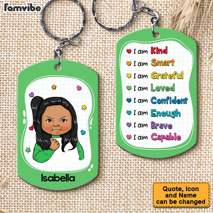 Personalized Gift For Granddaughter Aluminum Keychain 23057 1
