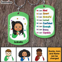 Personalized Gift For Granddaughter Aluminum Keychain 23057 thumb 1