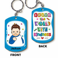 Personalized Gift For Grandson Aluminum Keychain 23058 thumb 1