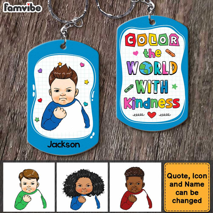 Personalized Gift For Grandson Aluminum Keychain 23058 1