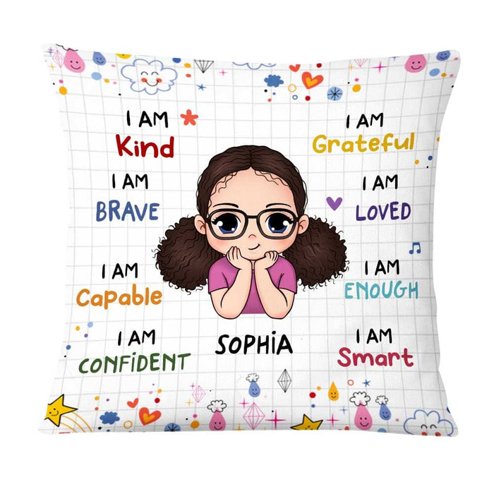 Personalized Gift For Granddaughter I Am Kind Pillow 23064 1