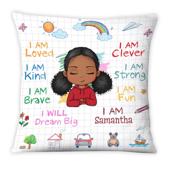 Personalized Affirmations Gift For Granddaughter Pillow 23065 1