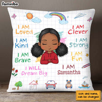 Personalized Affirmations Gift For Granddaughter Pillow 23065 thumb 1