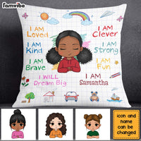 Personalized Affirmations Gift For Granddaughter Pillow 23065 thumb 1