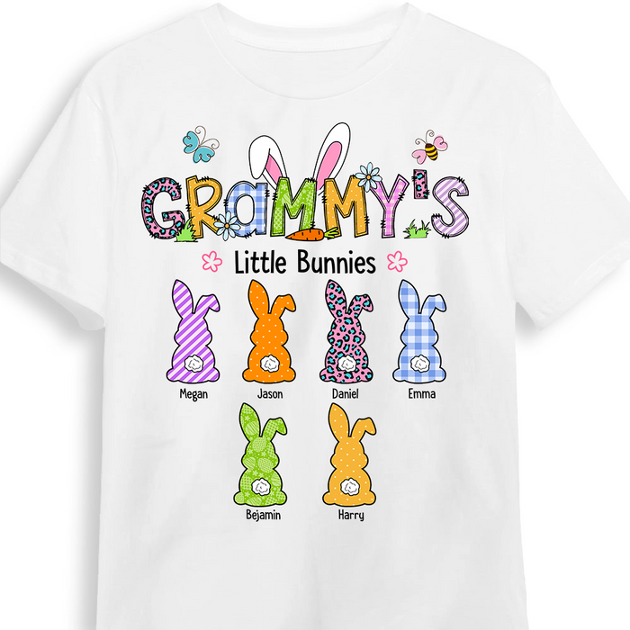 Personalized Easter Grandma's Nana's Mom's Mimi's Little Bunnies Shirt - Hoodie - Sweatshirt 23067 1