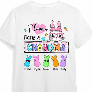 Personalized I Love Being A Grandma Easter Bunny Shirt 23068 Primary Mockup