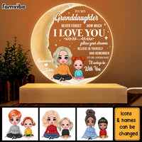 Personalized Granddaughter Gifts From Grandma Follow Dreams Plaque LED Lamp Night Light 23072 thumb 1