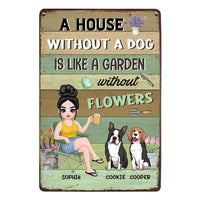 Personalized Gift for Dog Mom Metal Sign 23074 thumb 1