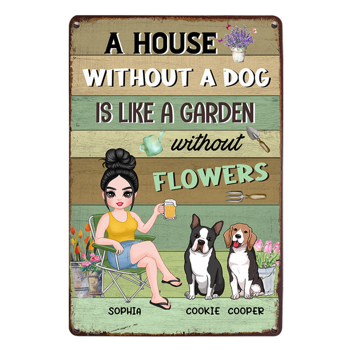 Personalized Gift for Dog Mom Metal Sign 23074 1