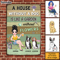 Personalized Gift for Dog Mom Metal Sign 23074 thumb 1