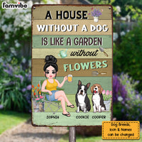 Personalized Gift for Dog Mom Metal Sign 23074 thumb 1