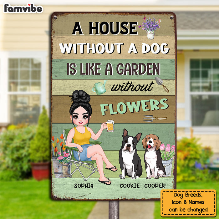 Personalized Gift for Dog Mom Metal Sign 23074 1