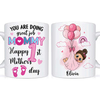 Personalized Gift for Mom Happy 1st Mother's Day Mug 23075 thumb 1