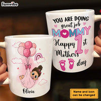 Personalized Gift for Mom Happy 1st Mother's Day Mug 23075 thumb 1