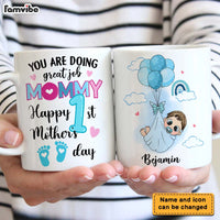 Personalized Gift for Mom Happy 1st Mother's Day Mug 23075 thumb 1