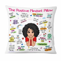Personalized Gift For Granddaughter Positive Mindset Pillow 23077 thumb 1