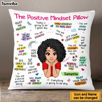 Personalized Gift For Granddaughter Positive Mindset Pillow 23077 thumb 1