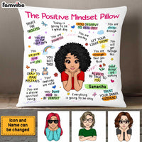 Personalized Gift For Granddaughter Positive Mindset Pillow 23077 thumb 1