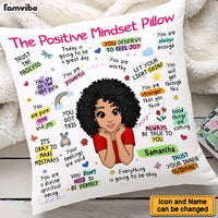 Personalized Gift For Granddaughter Positive Mindset Pillow 23077 thumb 1