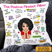 Personalized Gift For Granddaughter Positive Mindset Pillow 23077 thumb 1