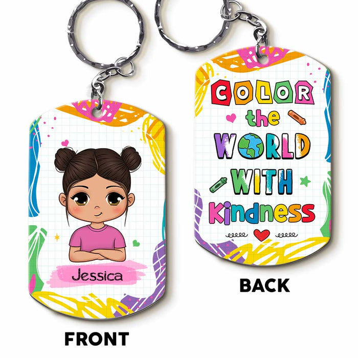Personalized Gift For Granddaughter Aluminum Keychain 23083 1