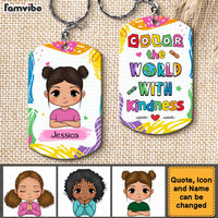 Personalized Gift For Granddaughter Aluminum Keychain 23083 thumb 1