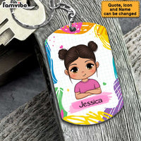 Personalized Gift For Granddaughter Aluminum Keychain 23083 thumb 1