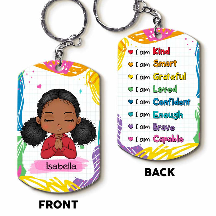 Personalized Gift For Granddaughter Aluminum Keychain 23084 1