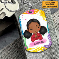 Personalized Gift For Granddaughter Aluminum Keychain 23084 thumb 1