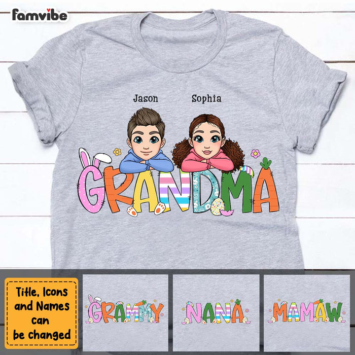 Personalized Easter Gift For Grandma Shirt - Hoodie - Sweatshirt 23087 1