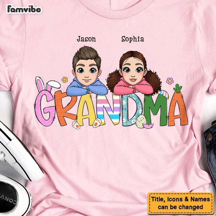 Personalized Easter Gift For Grandma Shirt - Hoodie - Sweatshirt 23087 1