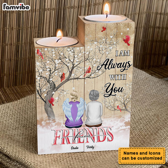 Personalized Memorial For Loss Friends Wood Candle Holder 23091 1