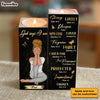 Personalized Gift For Daughter God Says I Am Wood Candle Holder 23096 1
