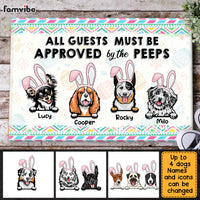 Personalized All Guests Must Be Approved By The Peeps Doormat 23099 thumb 1
