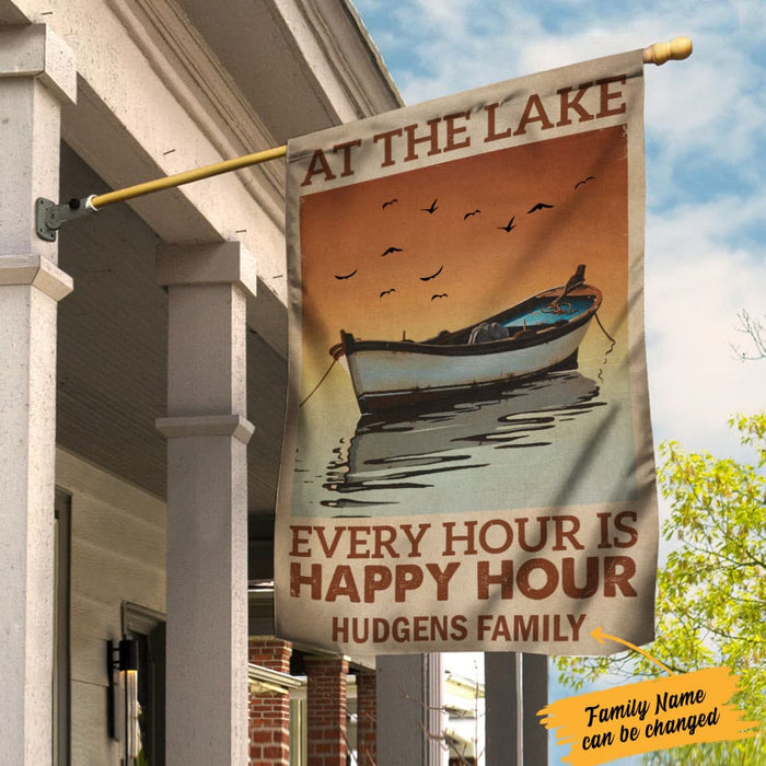 Personalized Lake Better Life Garden Flag JN261 95O34 1