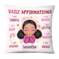 Personalized Daily Affirmation Gift For Granddaughter Pillow 23110 thumb 1